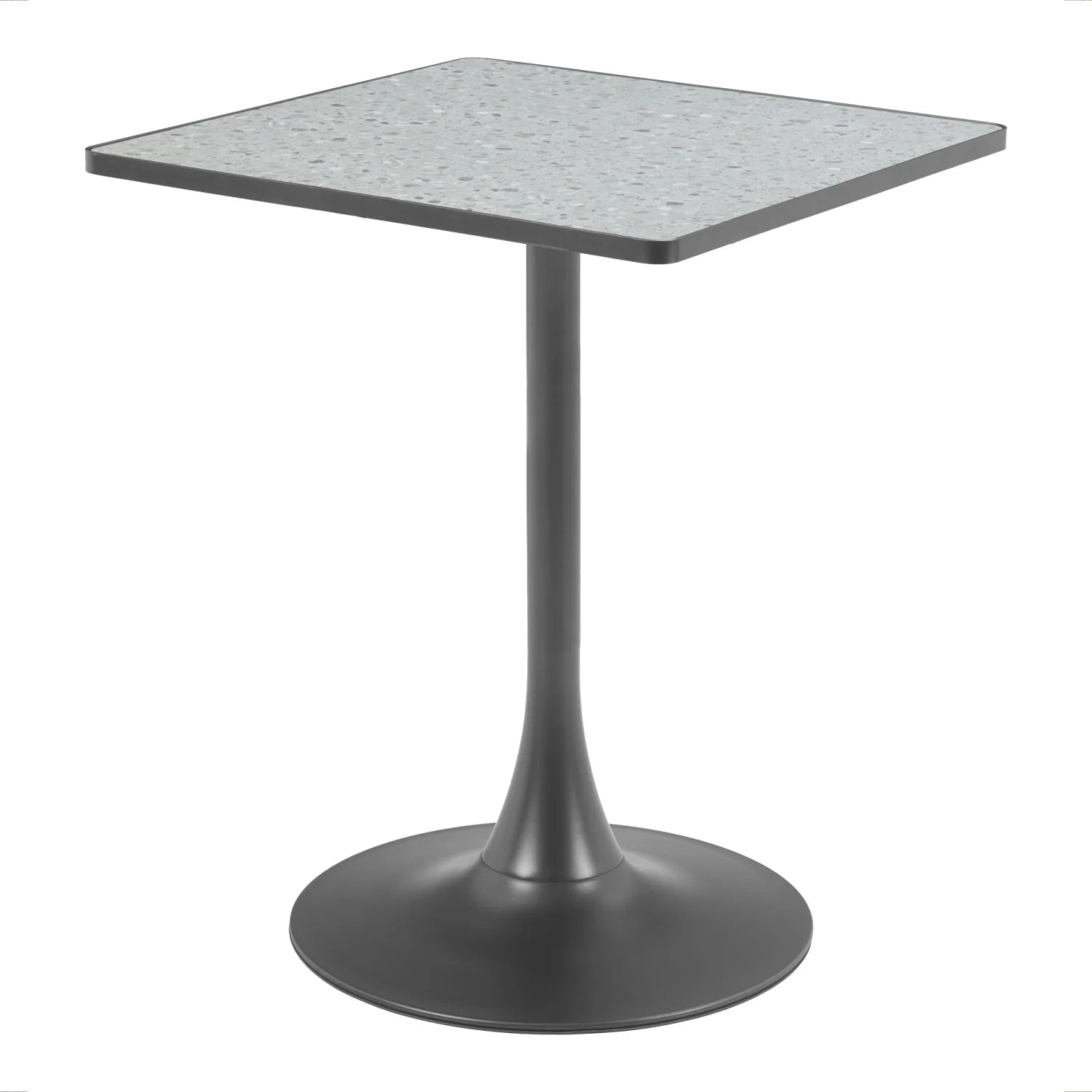 Luxury Terrazzo Square Bistro Table Modern Italian Style for Villa