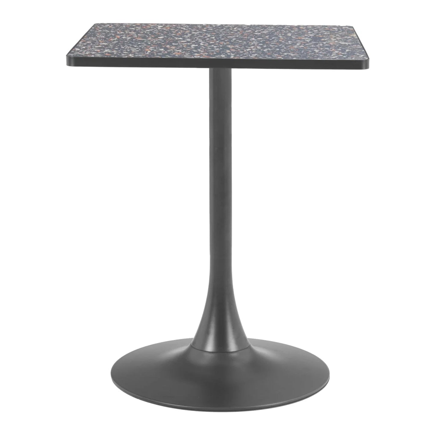 Luxury Terrazzo Square Bistro Table Modern Italian Style for Villa