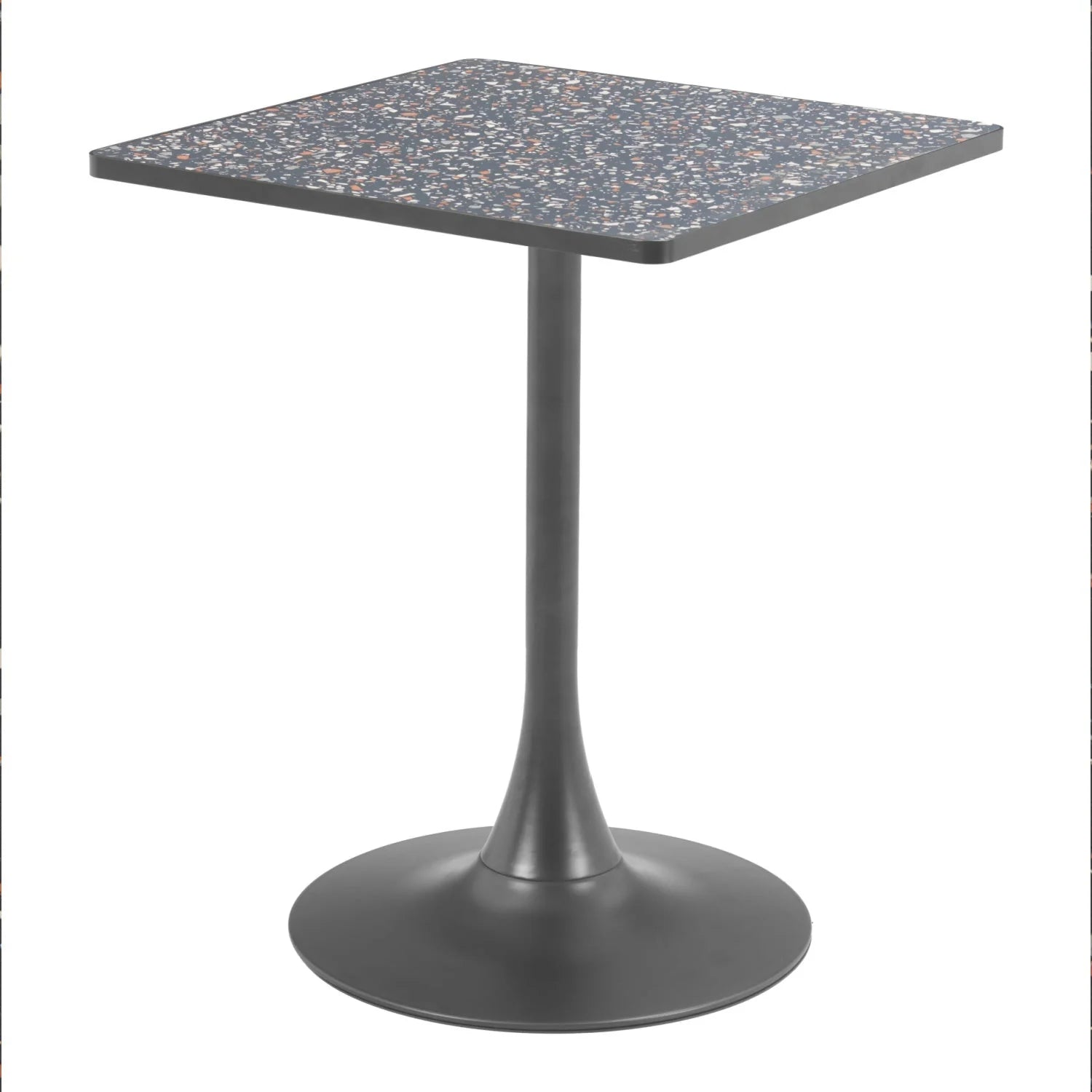 Luxury Terrazzo Square Bistro Table Modern Italian Style for Villa