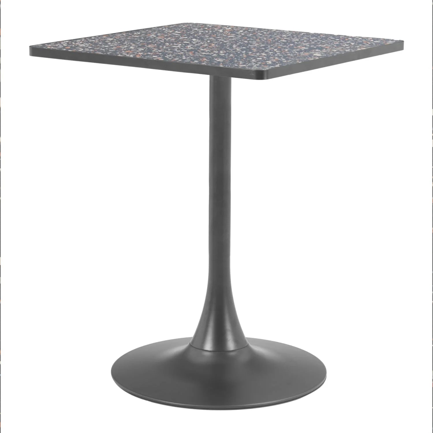 Luxury Terrazzo Square Bistro Table Modern Italian Style for Villa