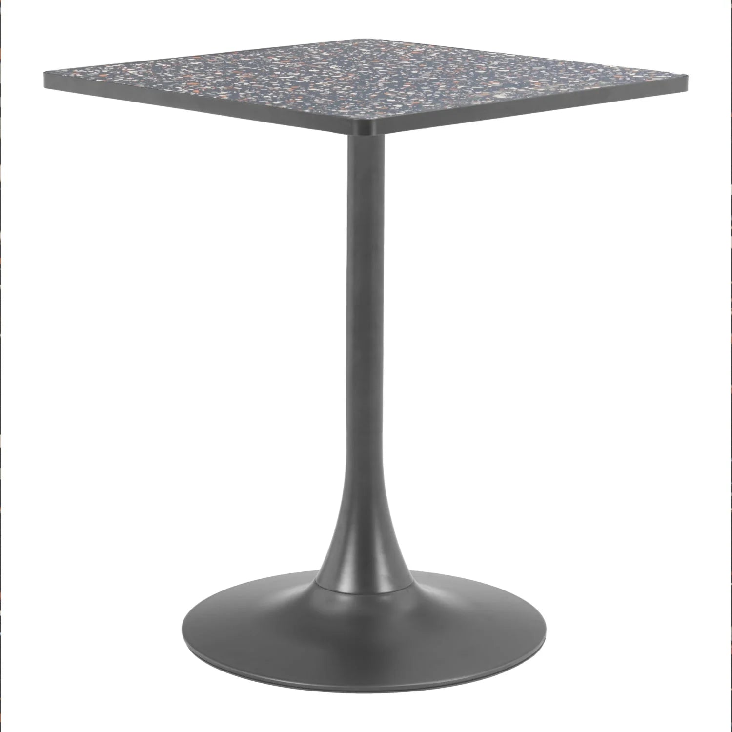 Luxury Terrazzo Square Bistro Table Modern Italian Style for Villa