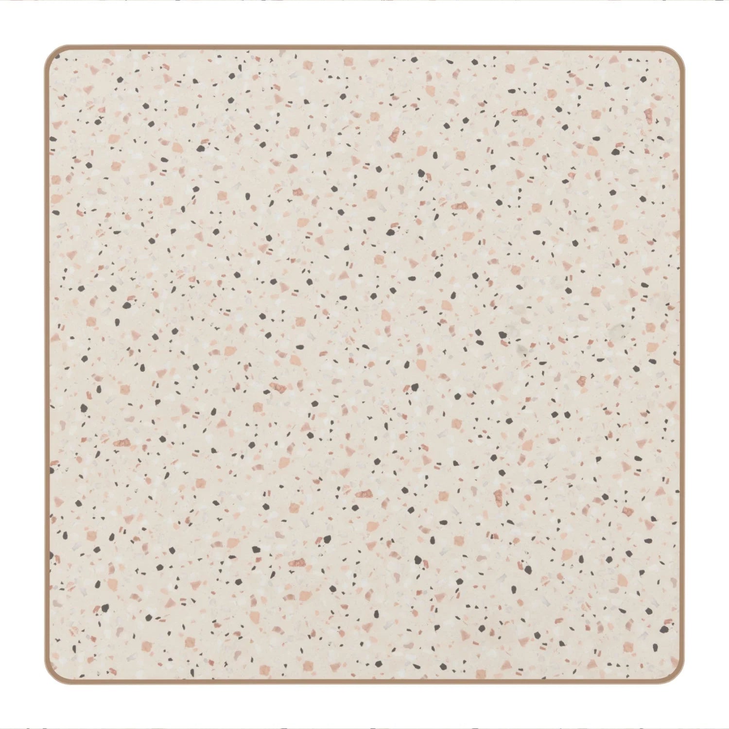 Luxury Terrazzo Square Bistro Table Modern Italian Style for Villa