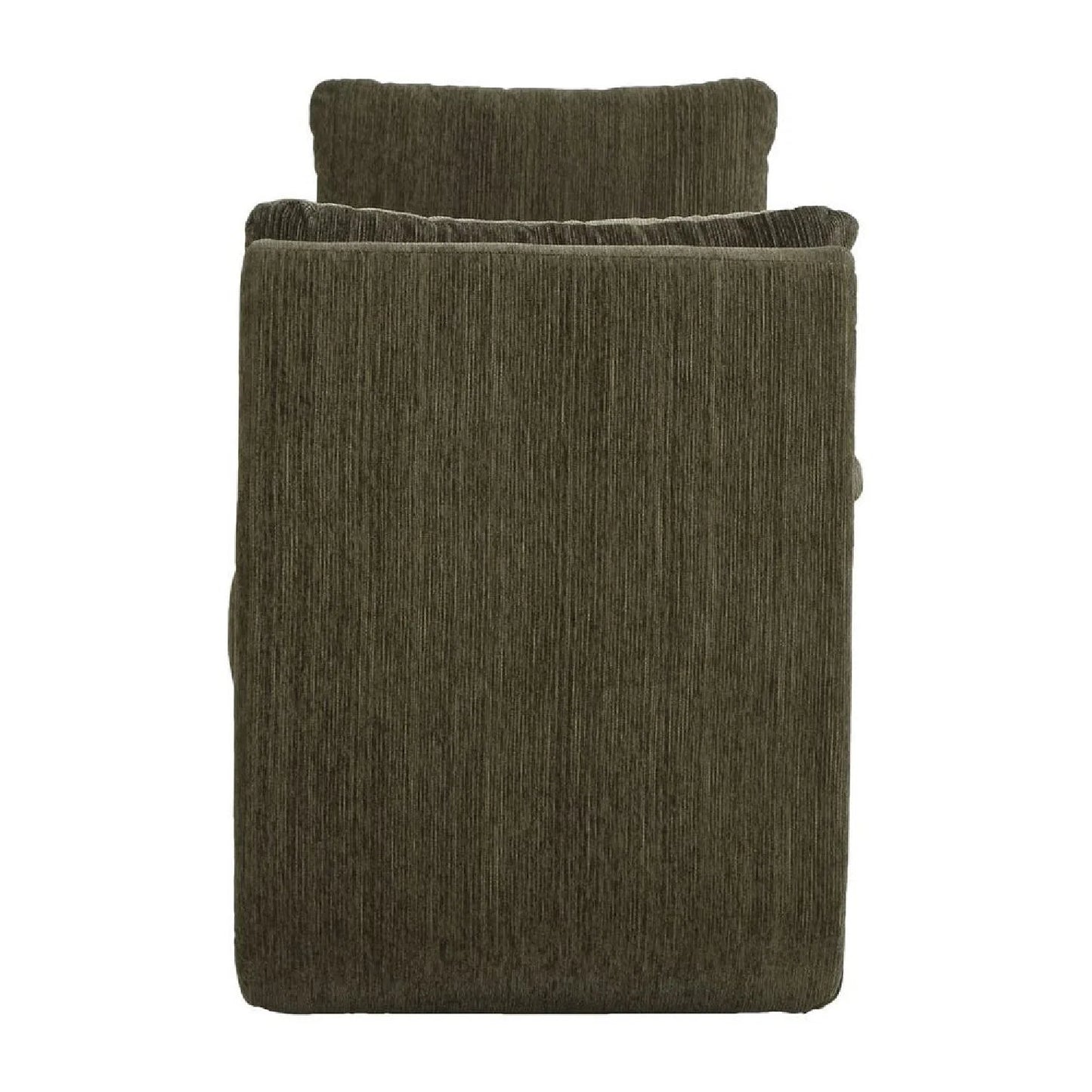 Luxury Textured Chenille Bench European Style for Villa