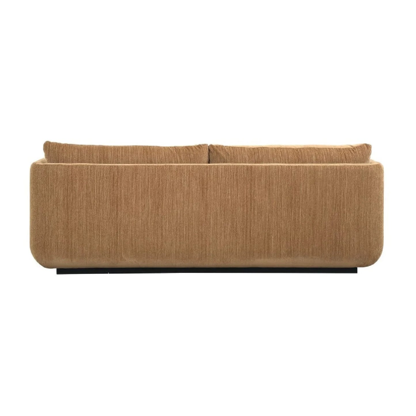Luxury Textured Chenille Curved Sofa Modern Italian Style for Villa