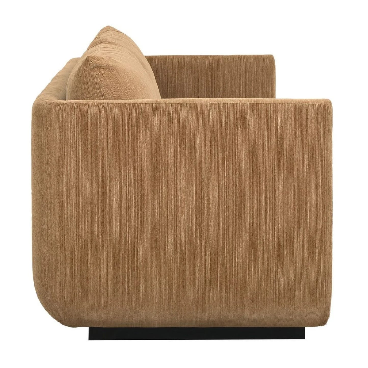 Luxury Textured Chenille Curved Sofa Modern Italian Style for Villa