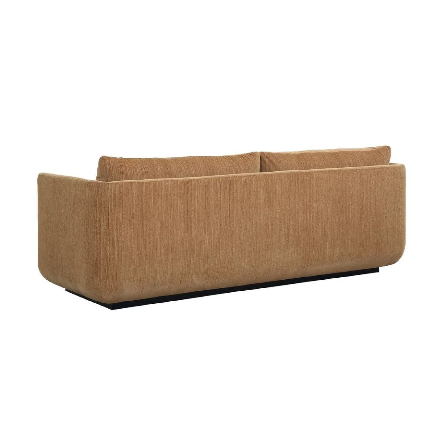 Luxury Textured Chenille Curved Sofa Modern Italian Style for Villa