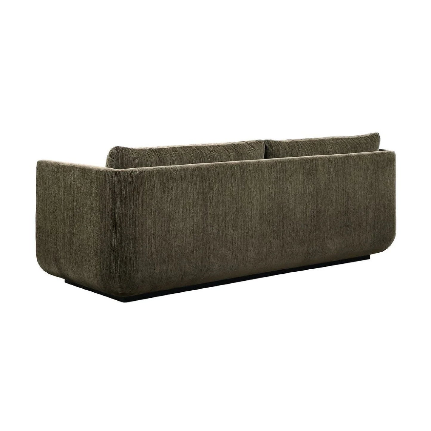 Luxury Textured Chenille Curved Sofa Modern Italian Style for Villa