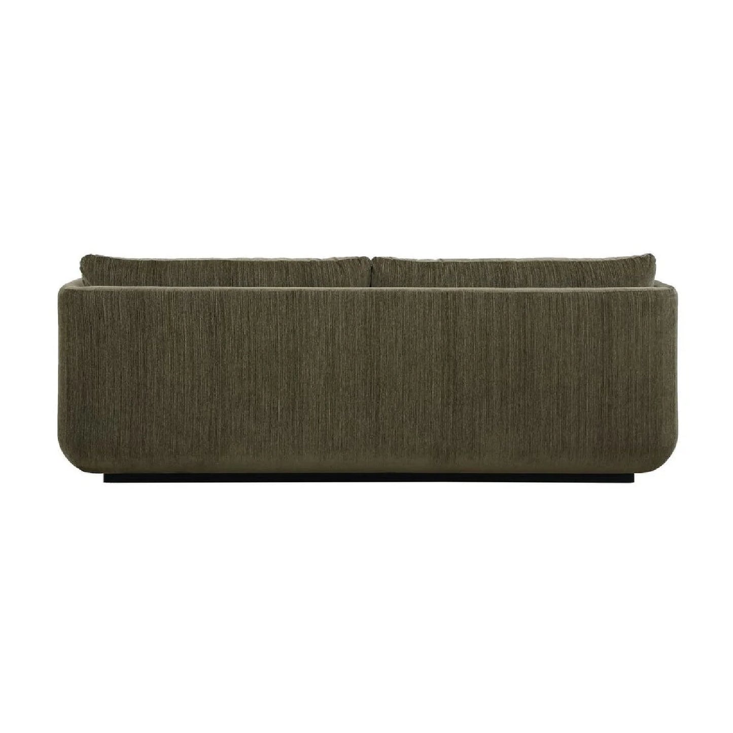 Luxury Textured Chenille Curved Sofa Modern Italian Style for Villa