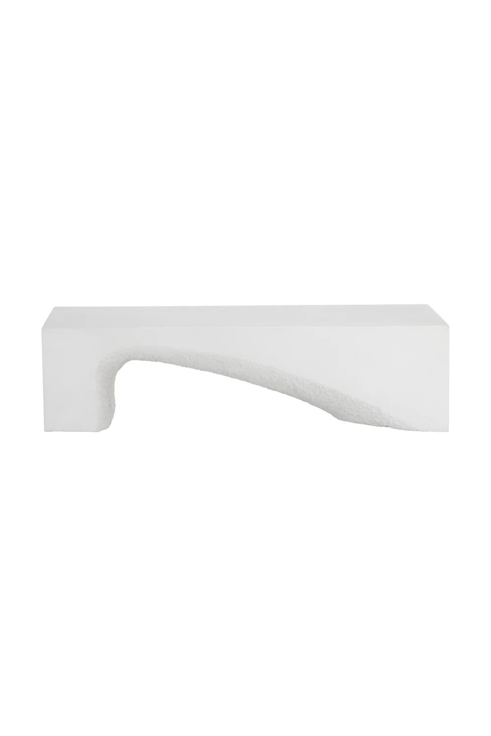 Luxury Textured Concrete Bench European Style for Villa