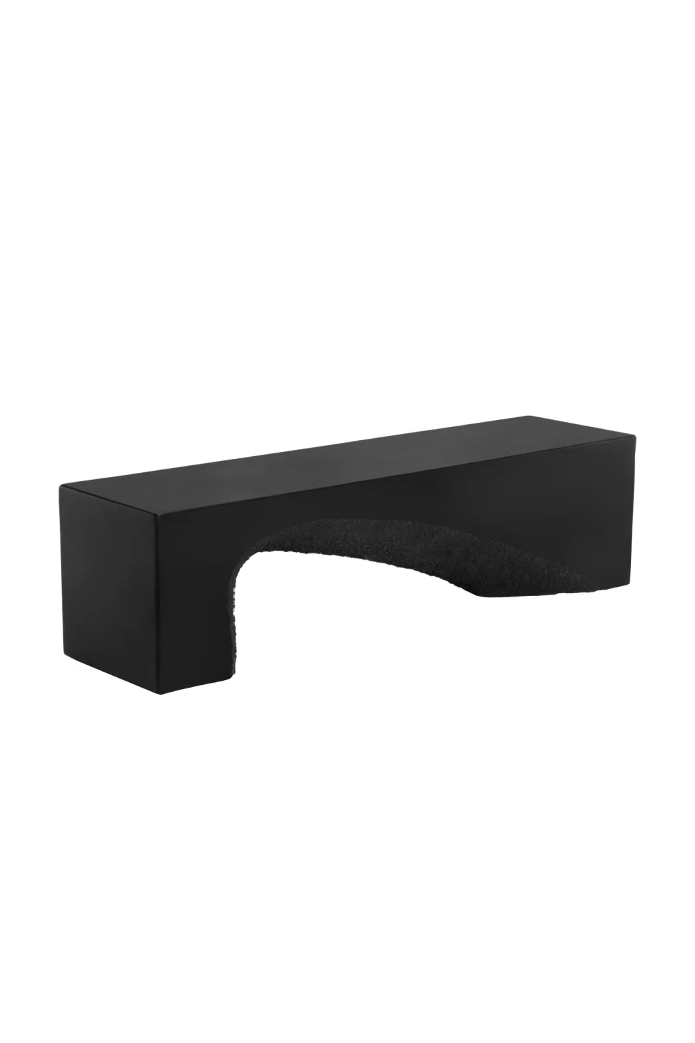 Luxury Textured Concrete Bench European Style for Villa