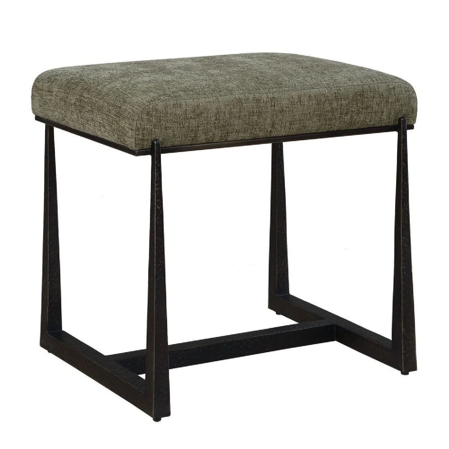Luxury Textured Fabric Bench European Style for Villa