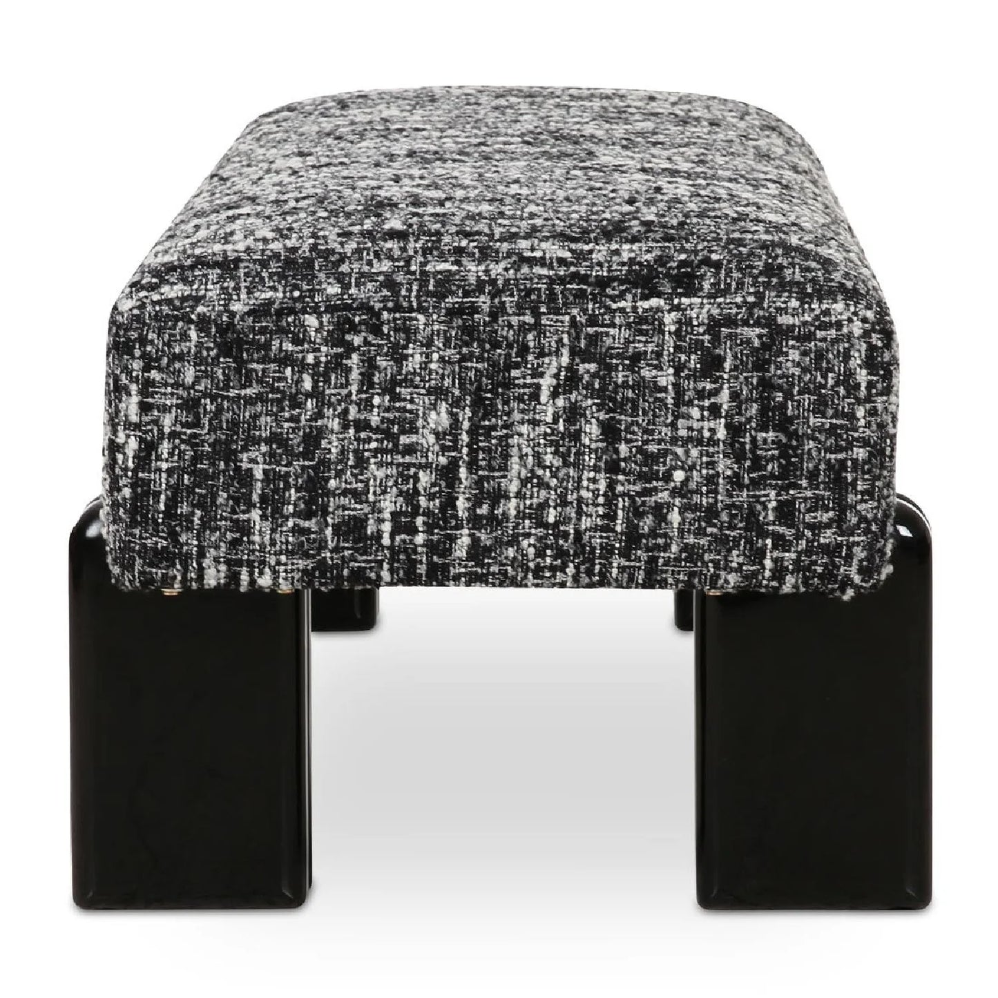 Luxury Textured Fabric Bench European Style for Villa