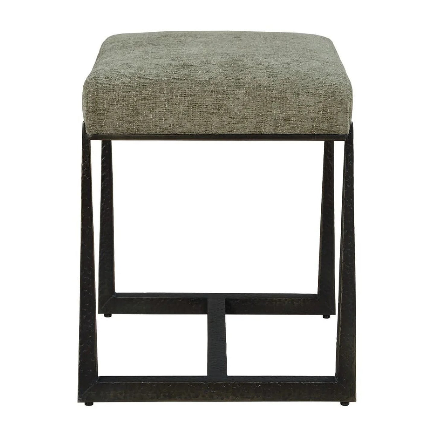 Luxury Textured Fabric Bench European Style for Villa