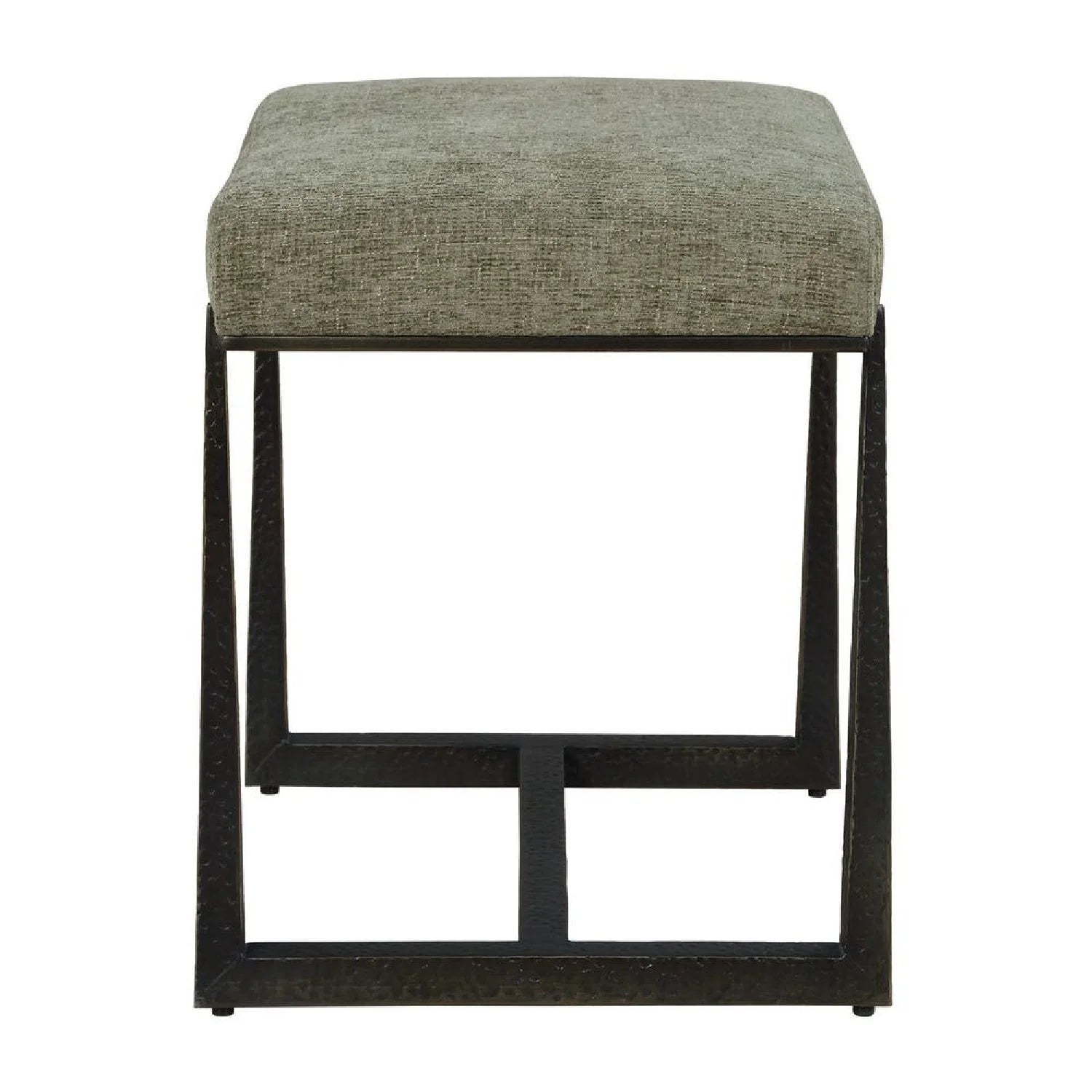 Luxury Textured Fabric Bench European Style for Villa