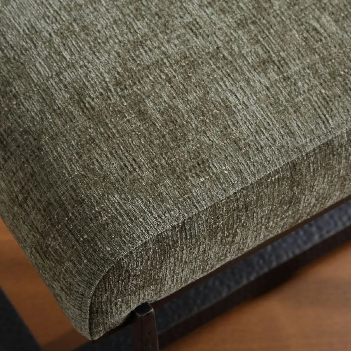 Luxury Textured Fabric Bench European Style for Villa