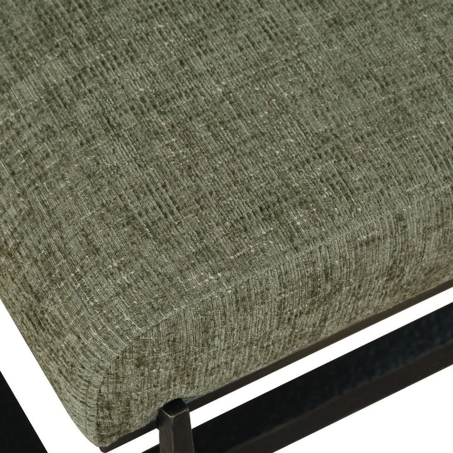 Luxury Textured Fabric Bench European Style for Villa