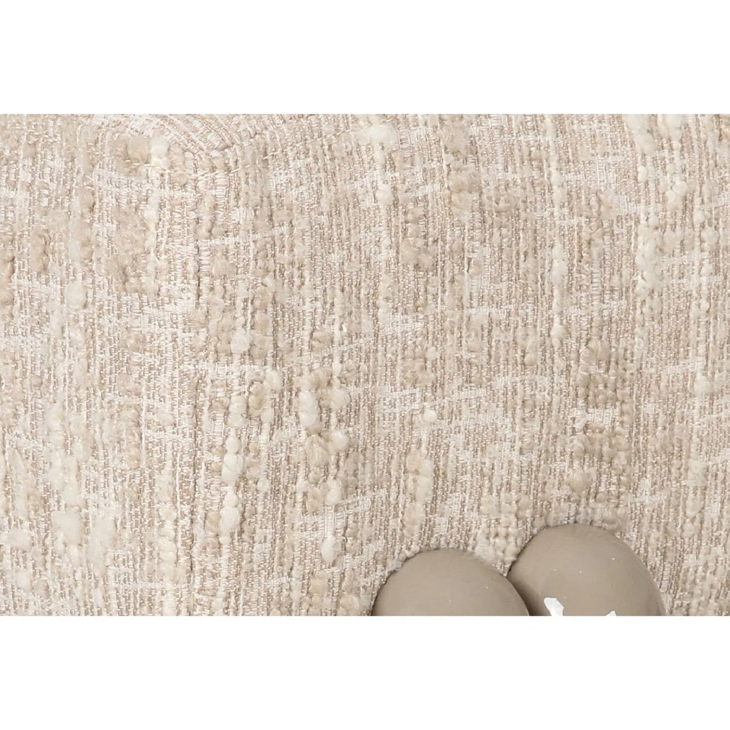 Luxury Textured Fabric Bench European Style for Villa