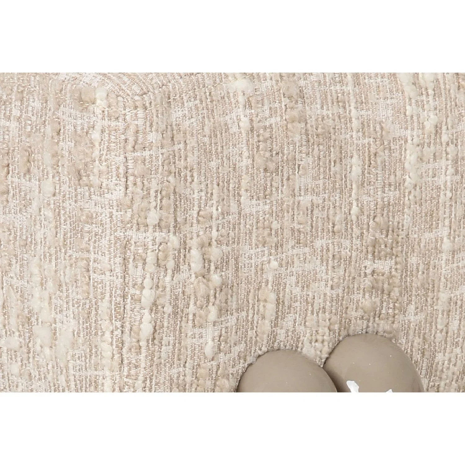 Luxury Textured Fabric Bench European Style for Villa