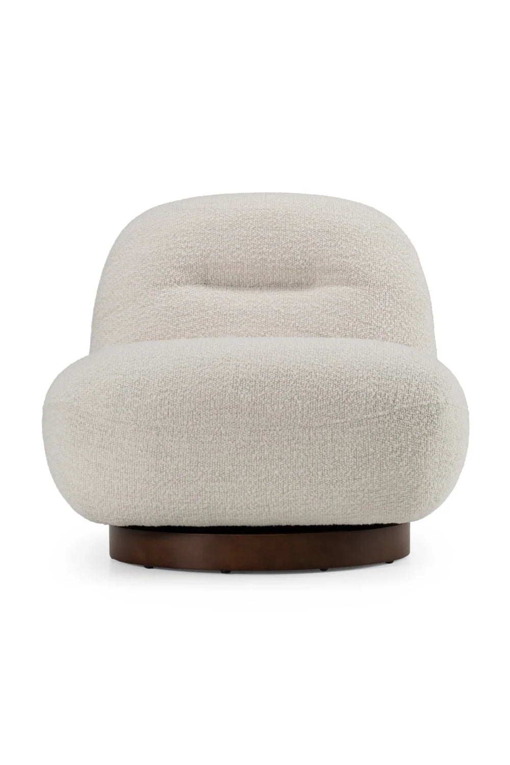 Luxury Textured Swivel Lounge Chair European Style for Villa