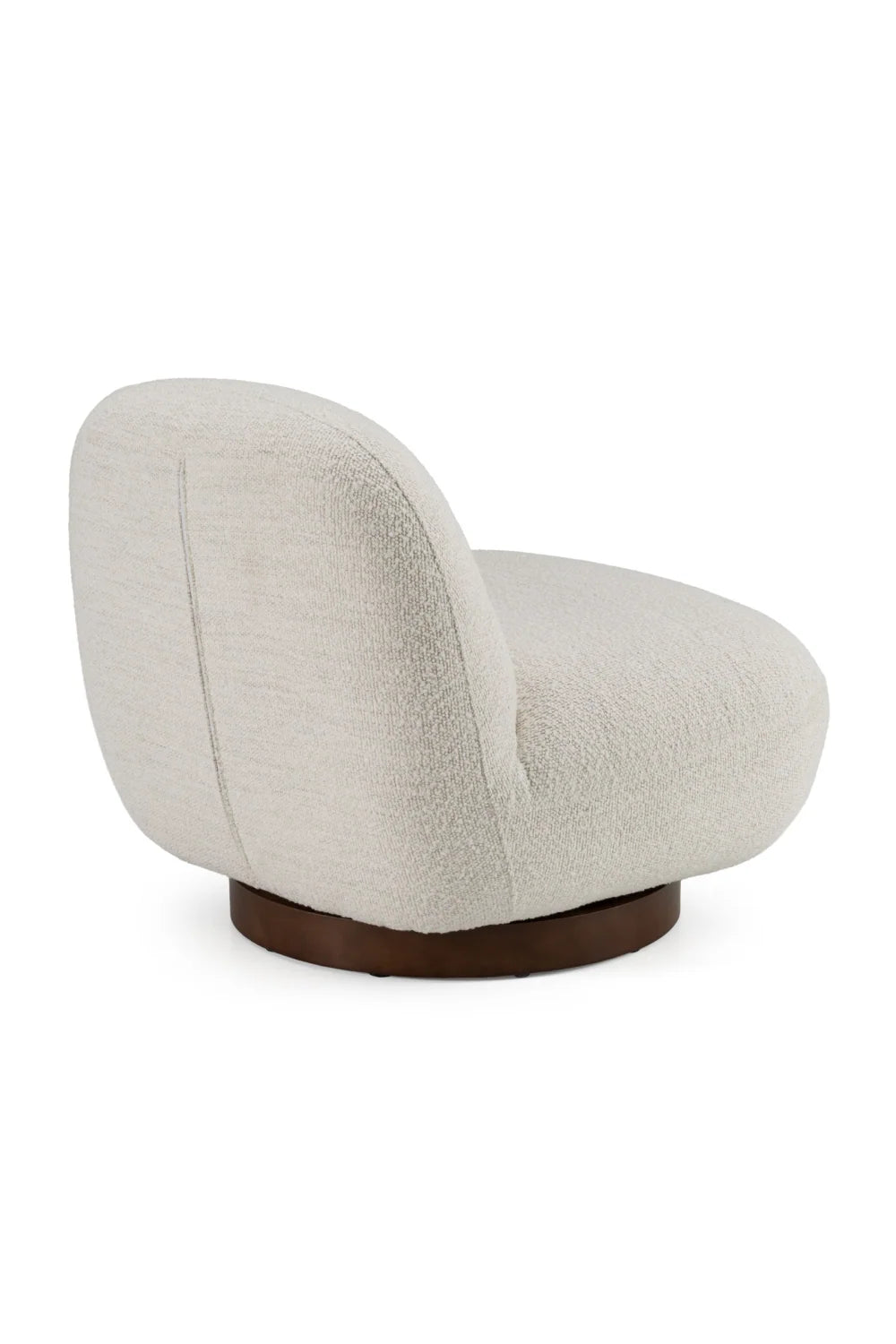 Luxury Textured Swivel Lounge Chair European Style for Villa