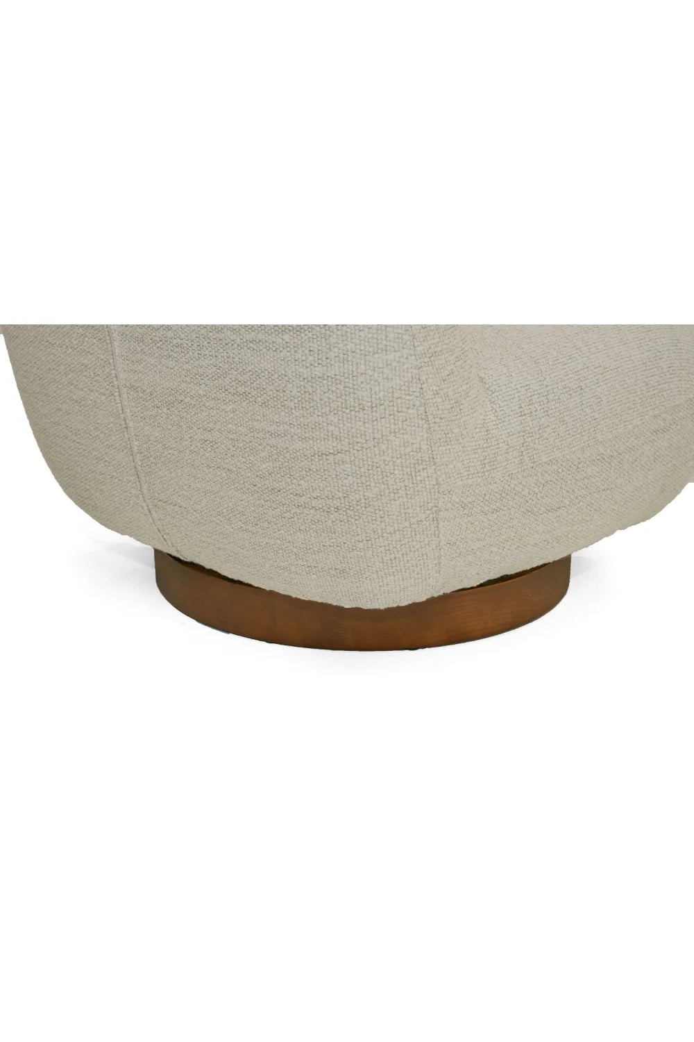 Luxury Textured Swivel Lounge Chair European Style for Villa