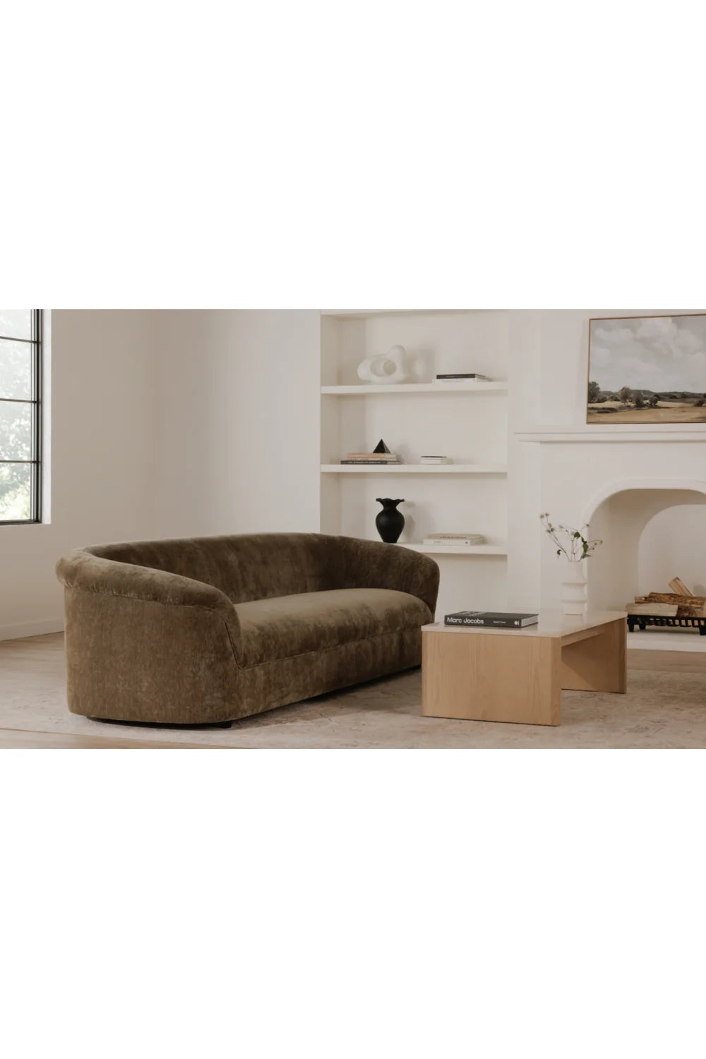 Luxury Thora Velvet Sofa Modern Italian Style for Villa