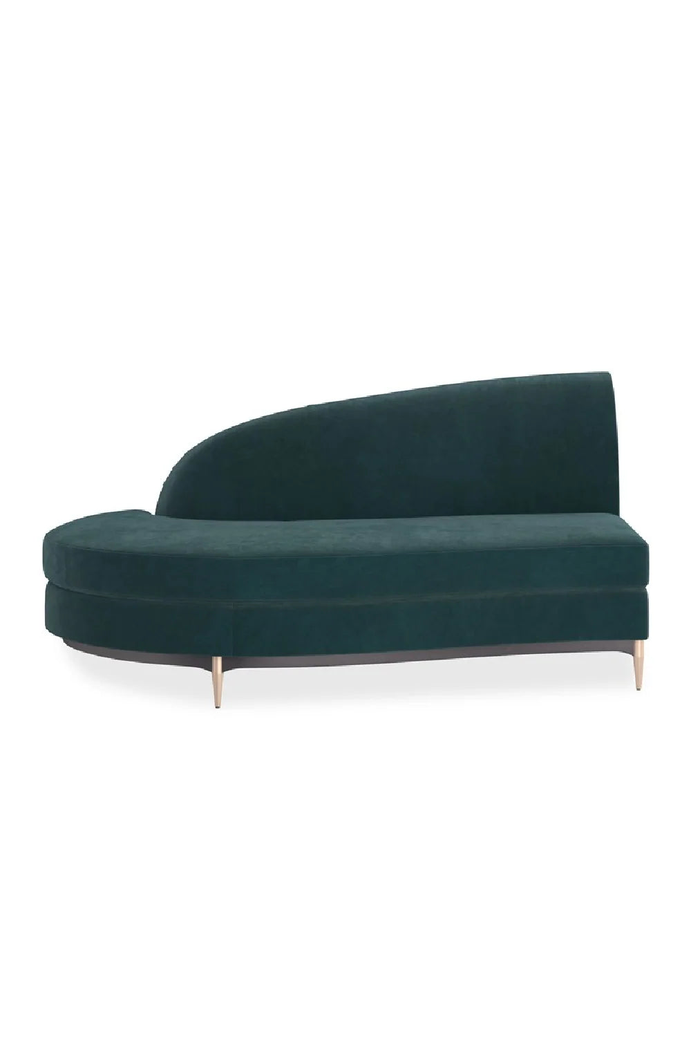 Luxury Three's Company Velvet Sectional Sofa Modern Italian Style for Villa