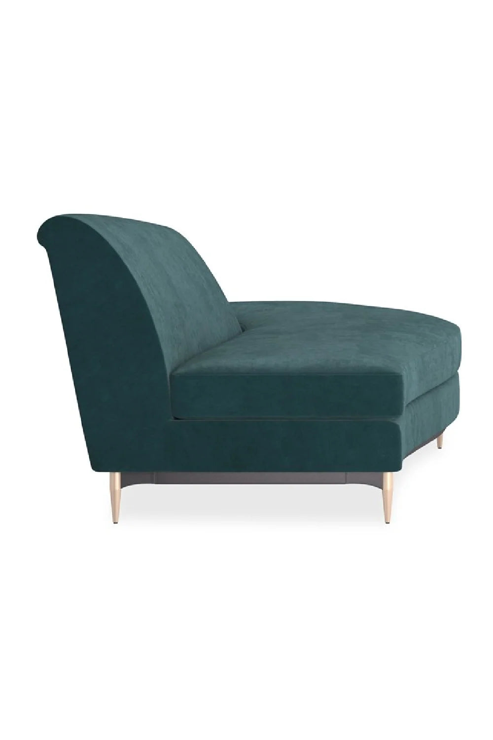 Luxury Three's Company Velvet Sectional Sofa Modern Italian Style for Villa
