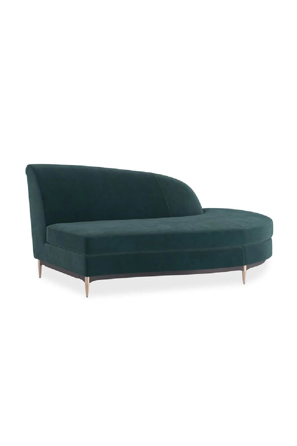Luxury Three's Company Velvet Sectional Sofa Modern Italian Style for Villa