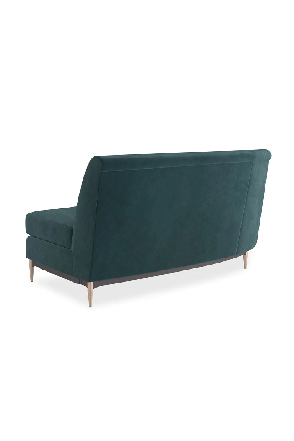 Luxury Three's Company Velvet Sectional Sofa Modern Italian Style for Villa