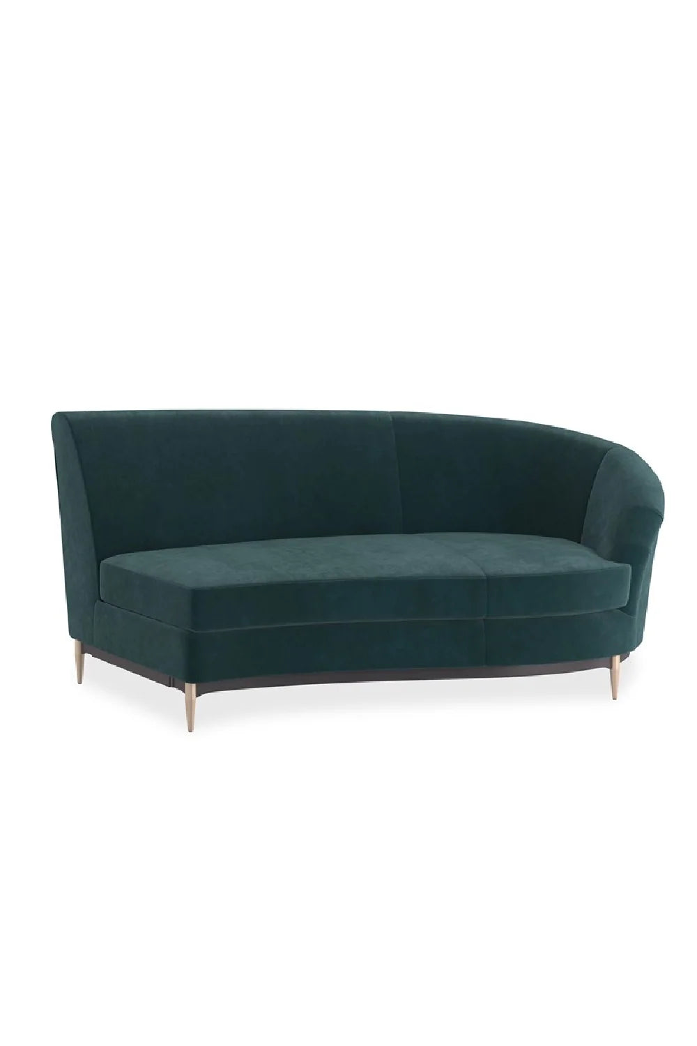 Luxury Three's Company Velvet Sectional Sofa Modern Italian Style for Villa