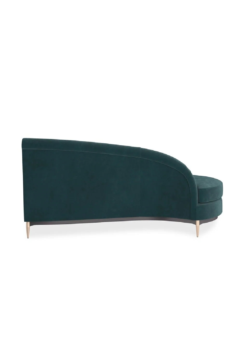Luxury Three's Company Velvet Sectional Sofa Modern Italian Style for Villa