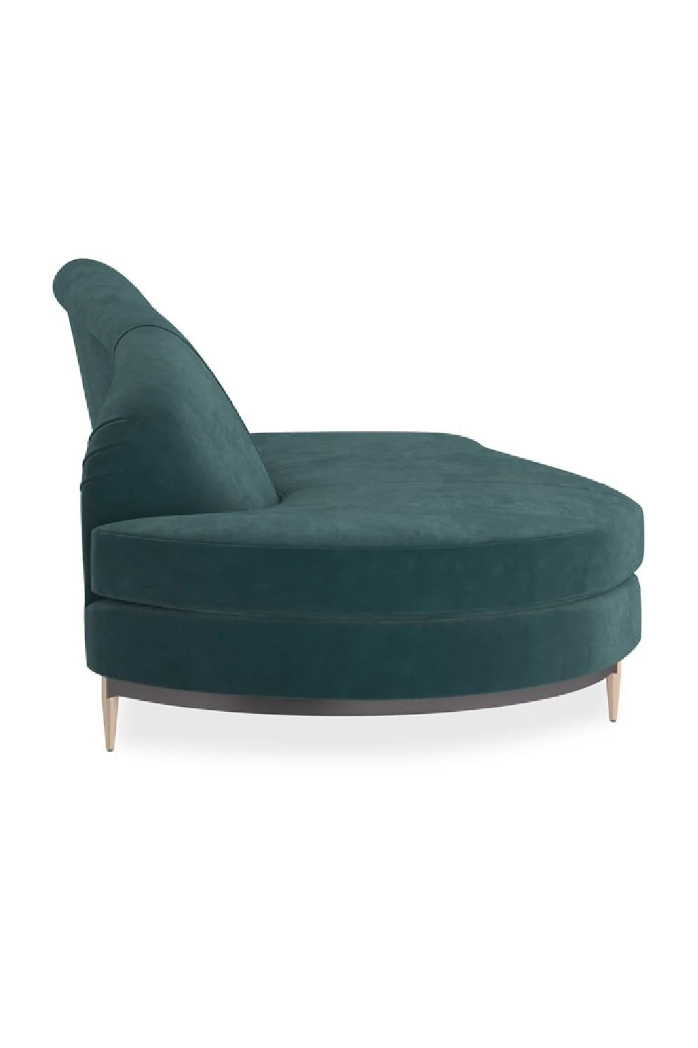 Luxury Three's Company Velvet Sectional Sofa Modern Italian Style for Villa