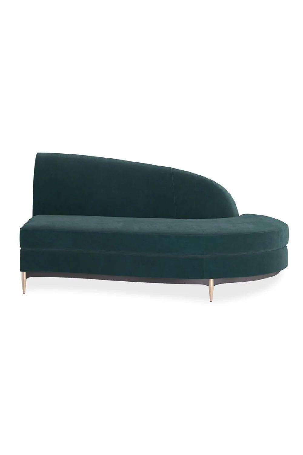Luxury Three's Company Velvet Sectional Sofa Modern Italian Style for Villa