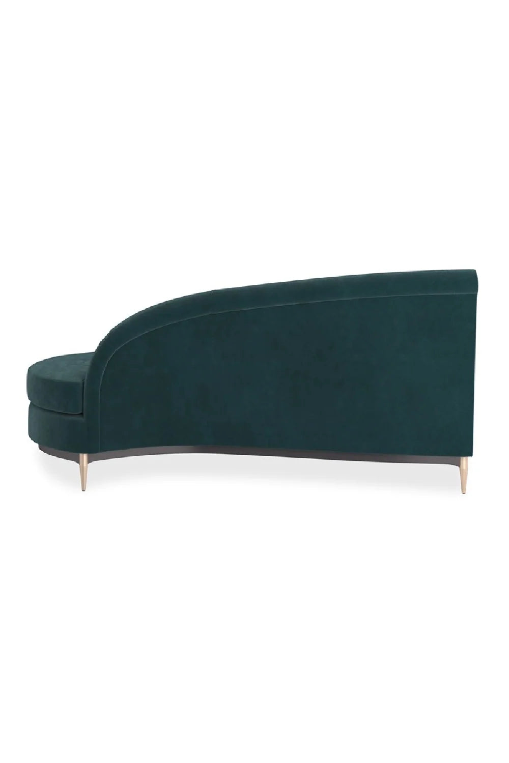 Luxury Three's Company Velvet Sectional Sofa Modern Italian Style for Villa