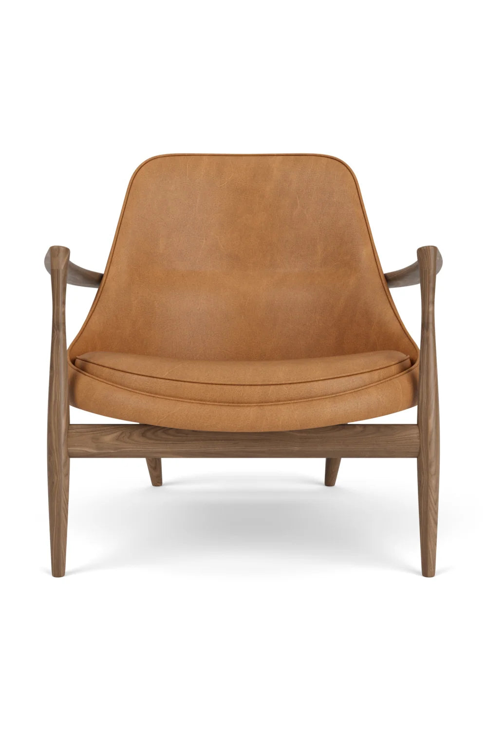 Luxury Timber Sleigh Lounge Chair Modern Italian Style for Villa
