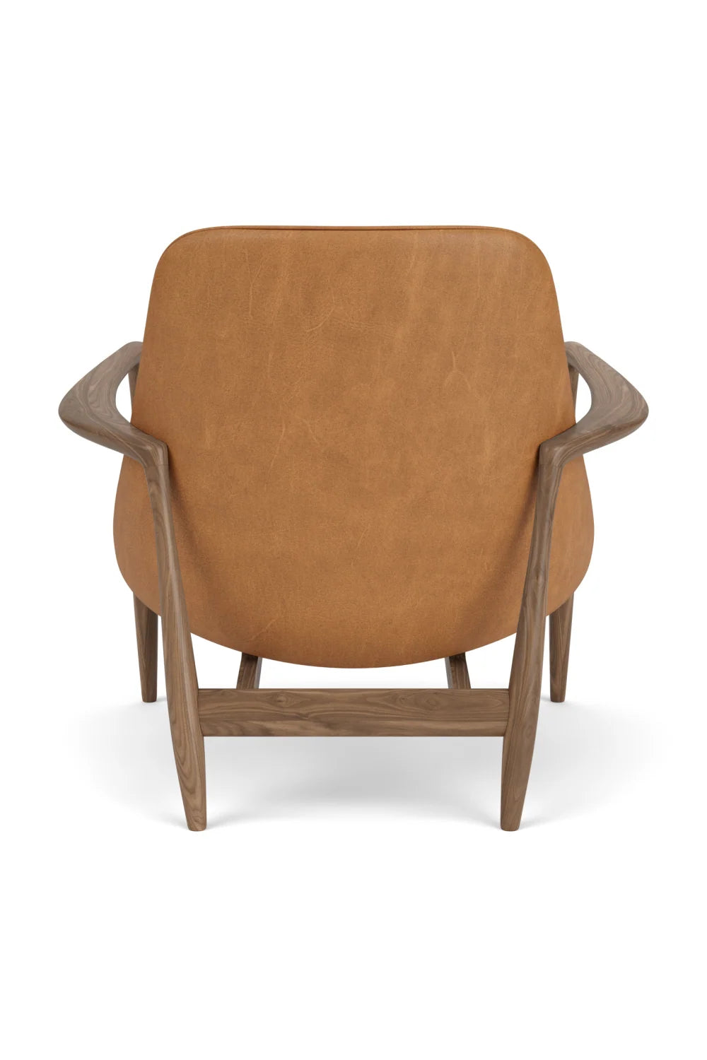 Luxury Timber Sleigh Lounge Chair Modern Italian Style for Villa
