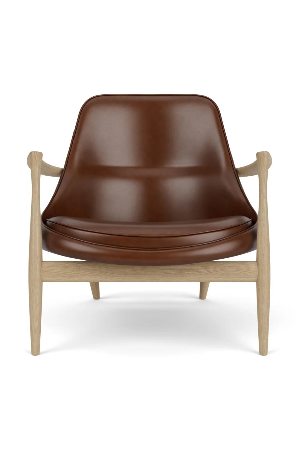 Luxury Timber Sleigh Lounge Chair Modern Italian Style for Villa