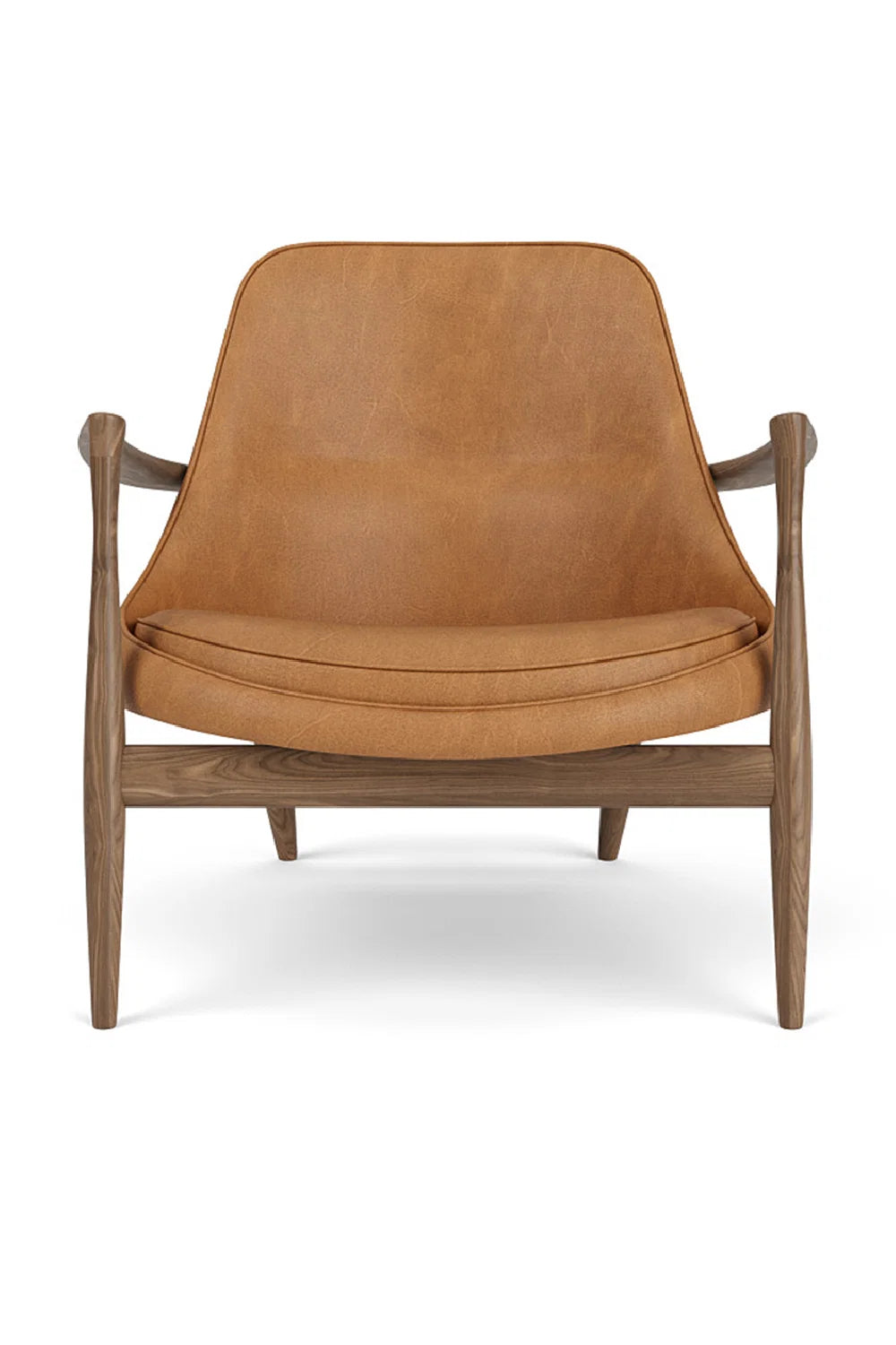 Luxury Timber Sleigh Lounge Chair Modern Italian Style for Villa