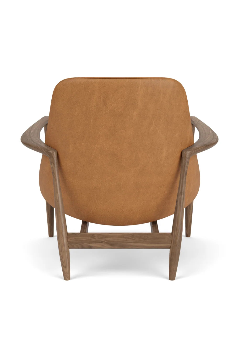 Luxury Timber Sleigh Lounge Chair Modern Italian Style for Villa