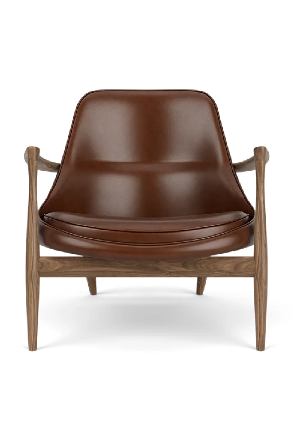 Luxury Timber Sleigh Lounge Chair Modern Italian Style for Villa
