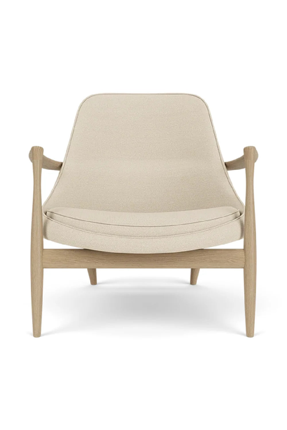 Luxury Timber Sleigh Lounge Chair Modern Italian Style for Villa