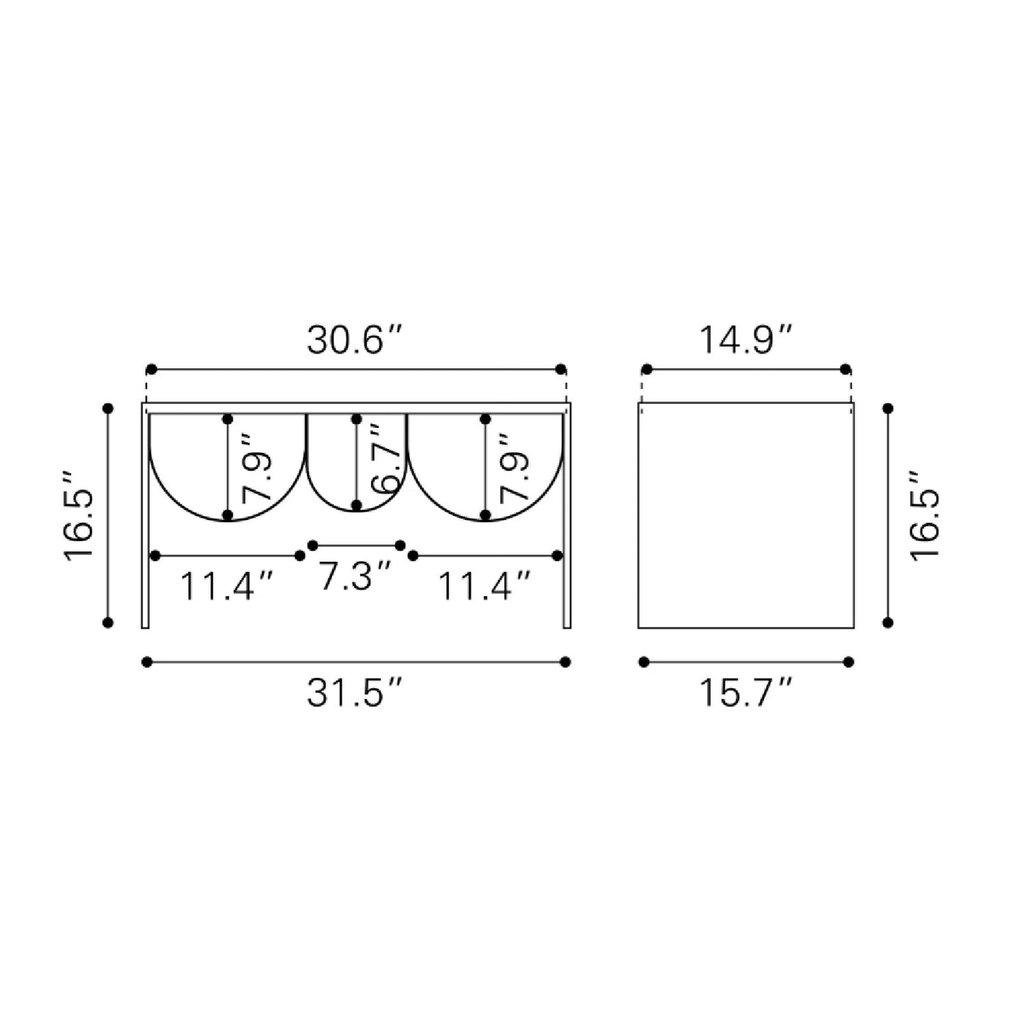 Luxury Tinted Glass Rectangular Coffee Table Modern Italian Style for Villa