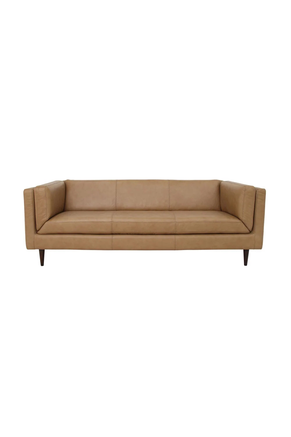 Luxury Top Grain Leather Sofa Modern Italian Style for Villa