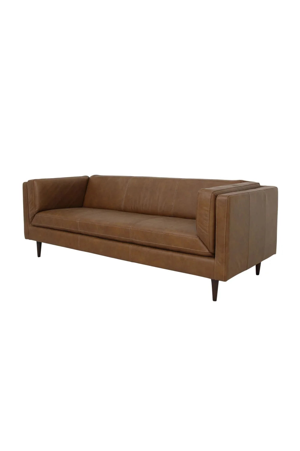 Luxury Top Grain Leather Sofa Modern Italian Style for Villa