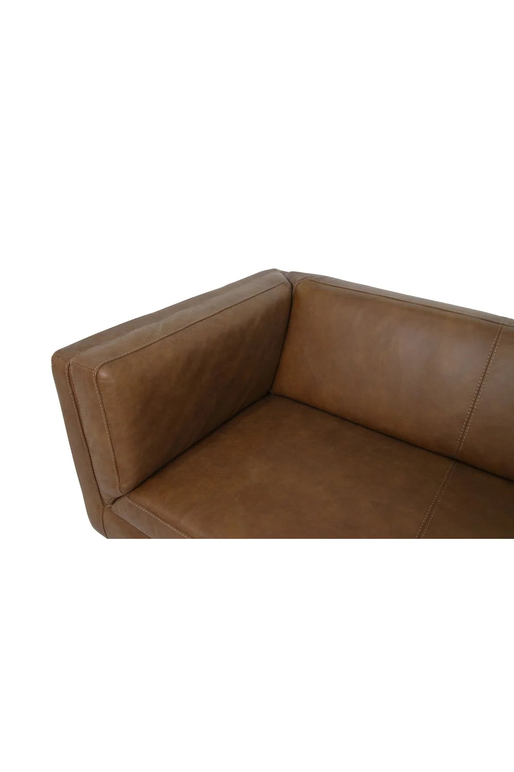 Luxury Top Grain Leather Sofa Modern Italian Style for Villa
