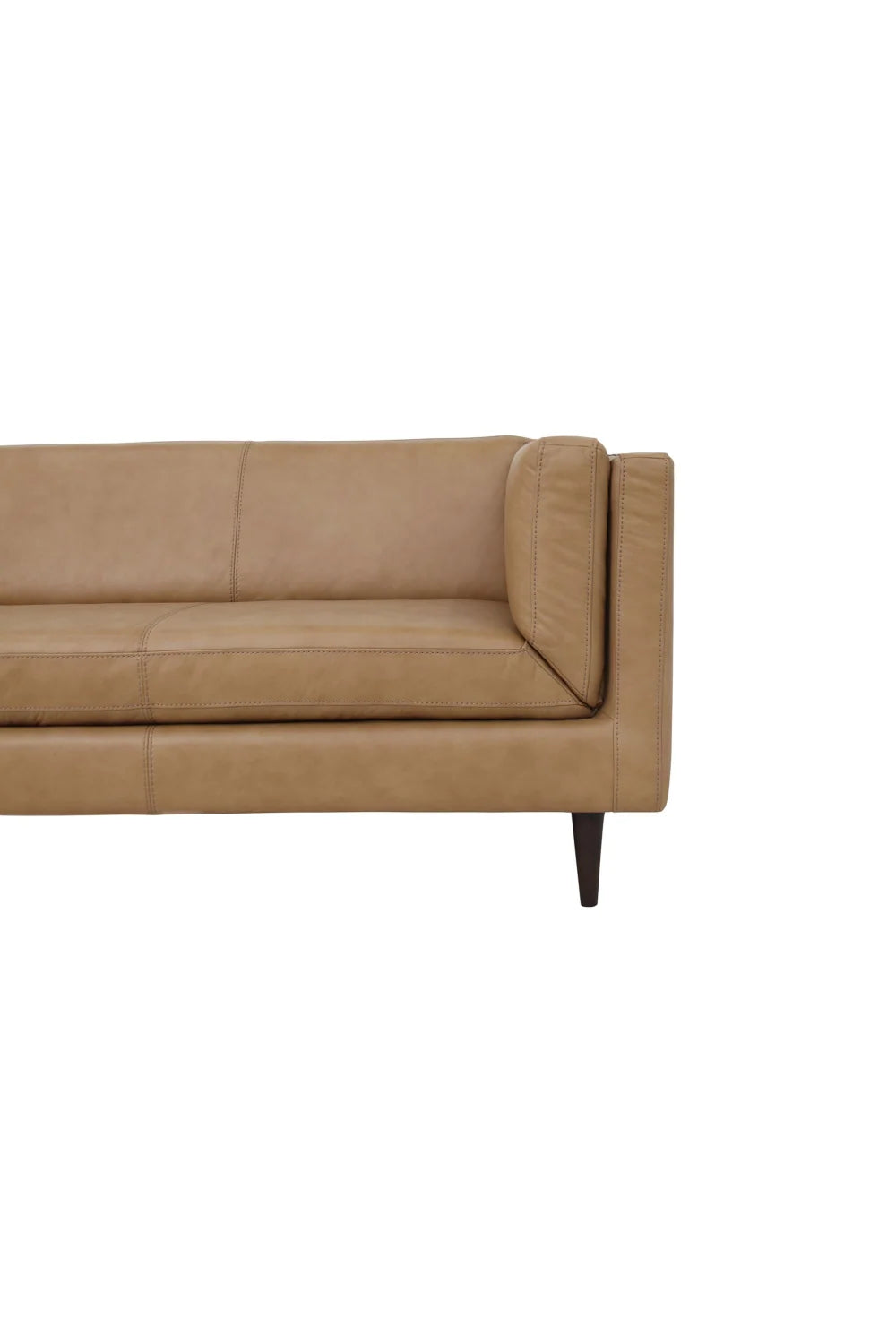 Luxury Top Grain Leather Sofa Modern Italian Style for Villa