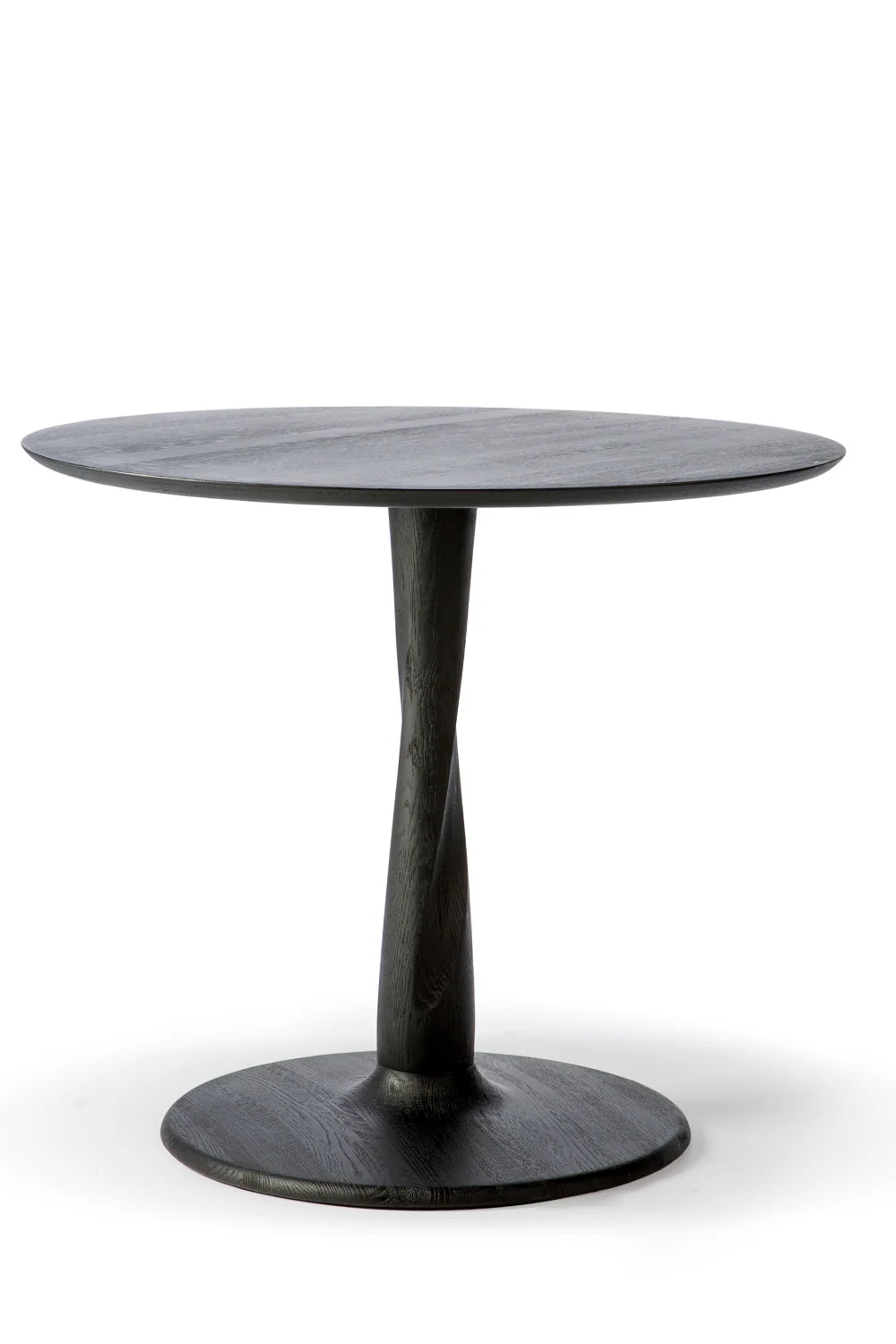 Luxury Torsion Round Wood Dining Table Modern Italian Style for Villa