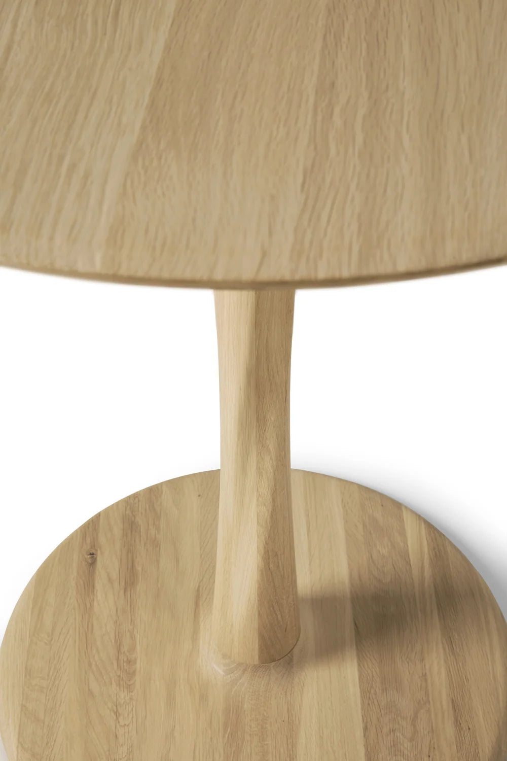 Luxury Torsion Round Wood Dining Table Modern Italian Style for Villa