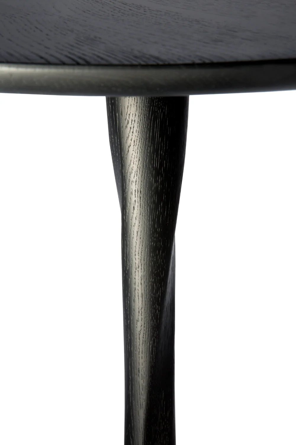 Luxury Torsion Round Wood Dining Table Modern Italian Style for Villa